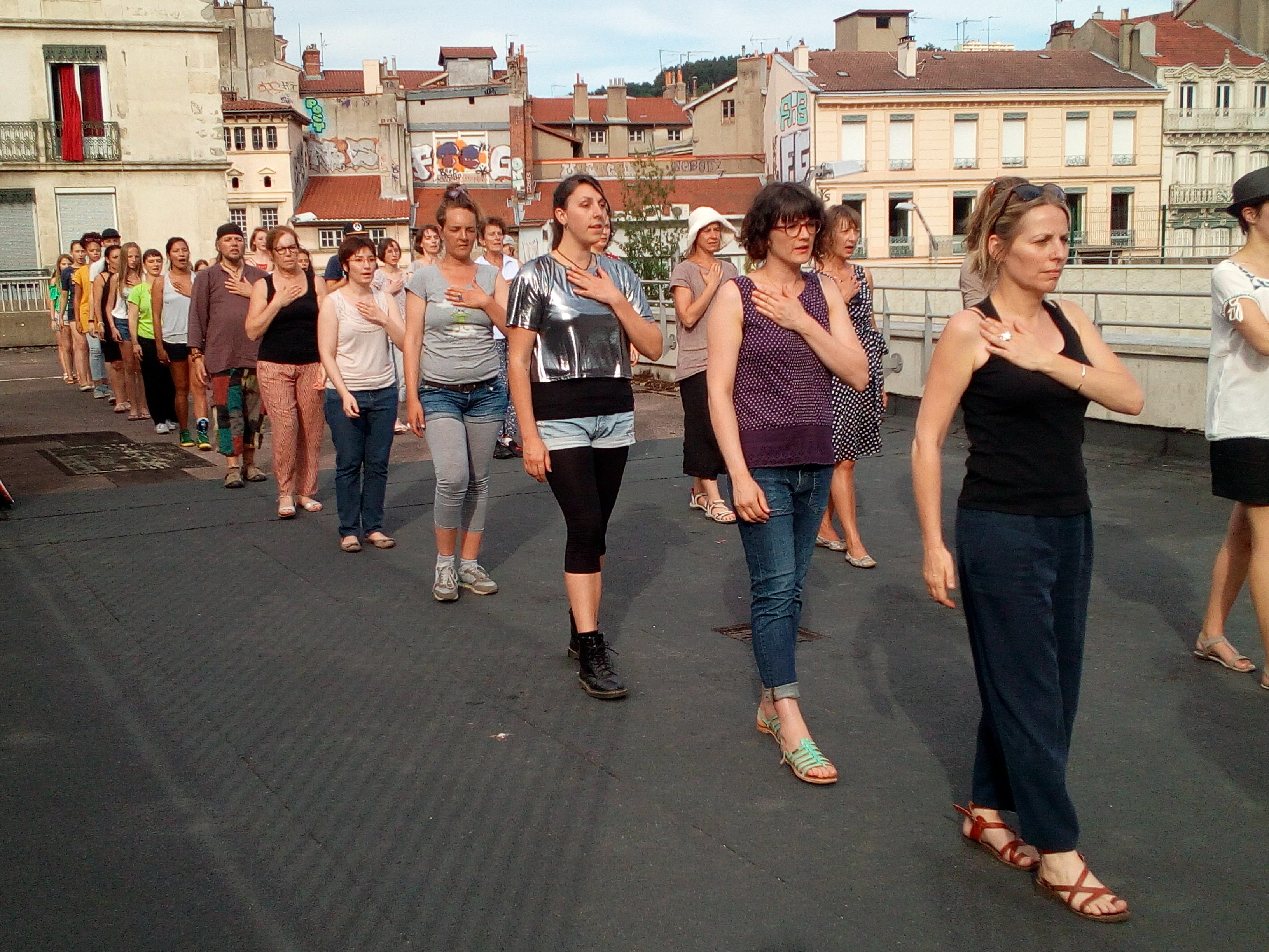 Atelier danseurs amateurs avec Sandy Silva - juillet 2017