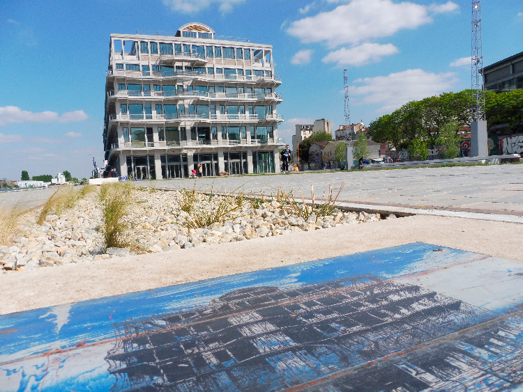 Une œuvre dans l'espace public à Pantin