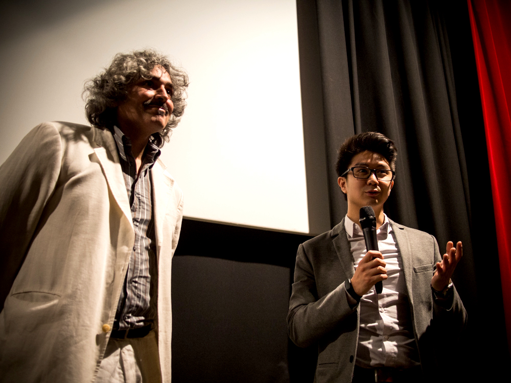 Karim Houfaïd et Daniel Tran, animateurs du débat