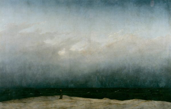 Le moine au bord de la mer, Caspar David Friedrich, 1808.