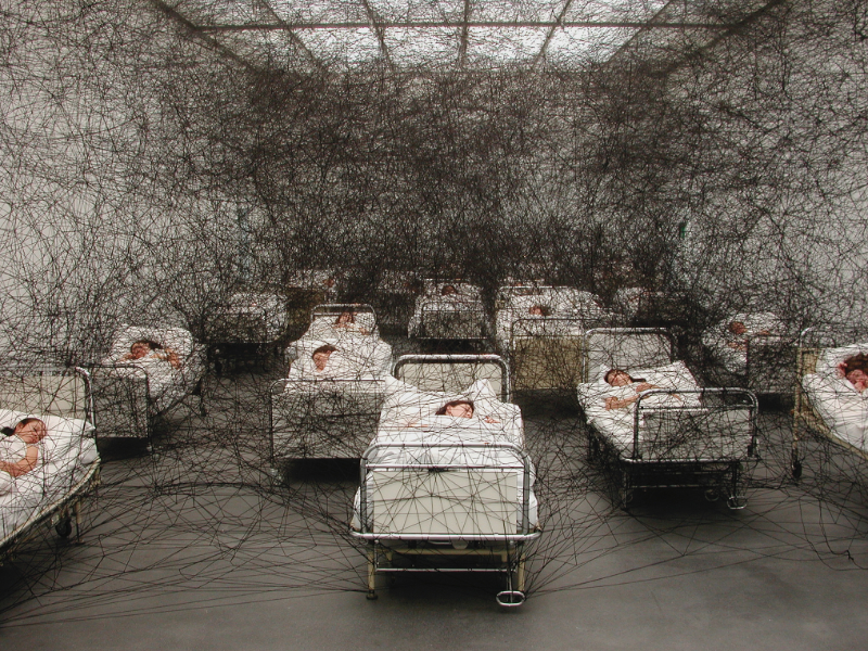 During sleep, CHIHARU SHIOTA