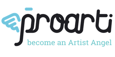 Logo proarti become an Artist Angel