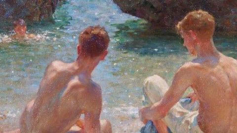 The Critics (Henry Scott Tuke, 1927).jpg